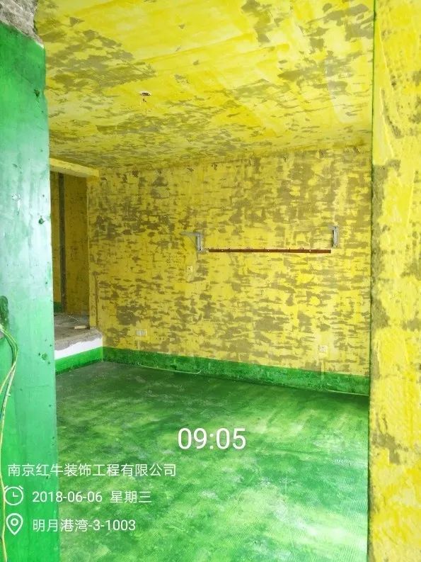 南京明月港灣105平米北歐風格裝修  擁有獨立衣帽間與書房22地固、墻固