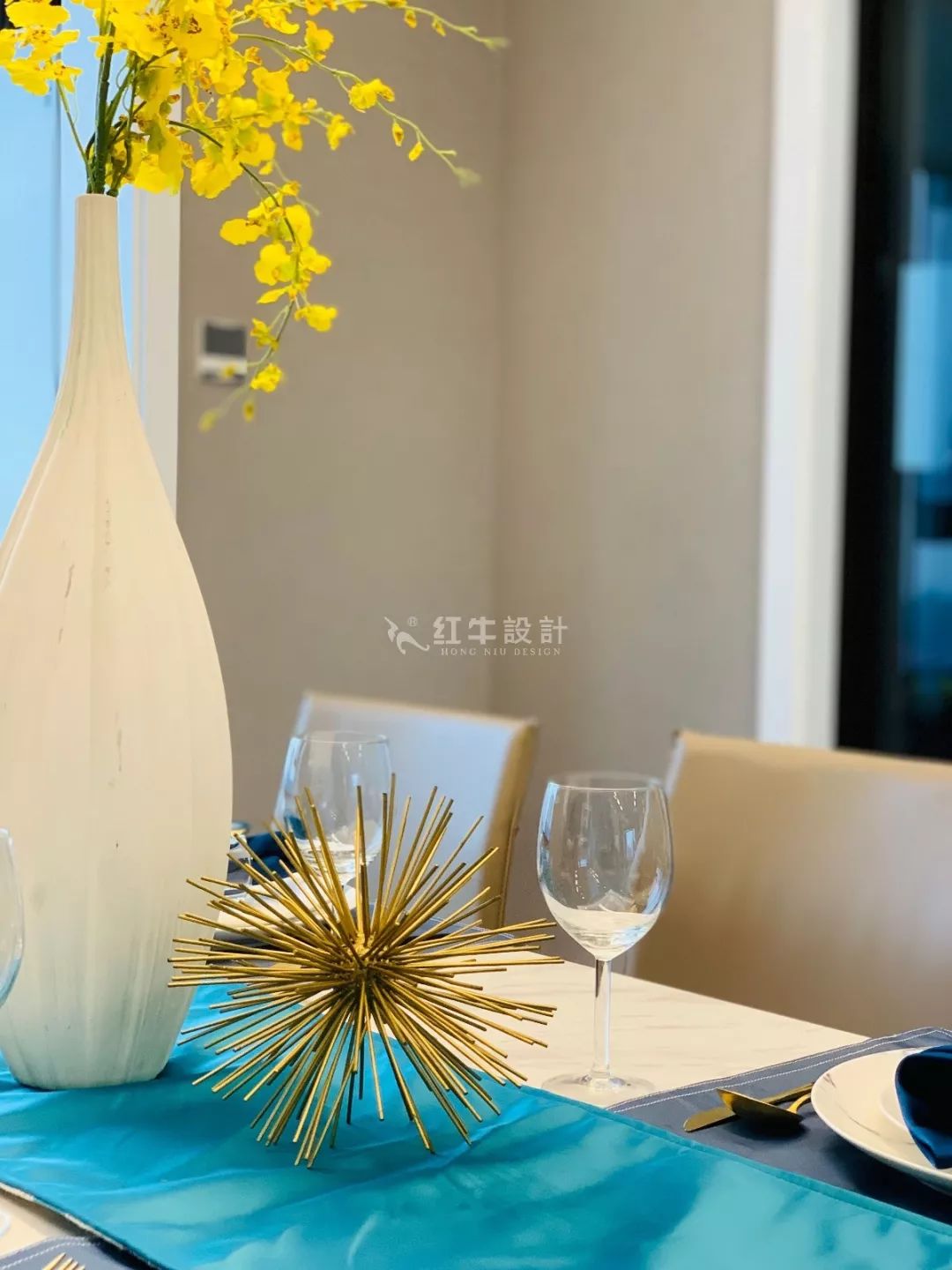 南京保利國際社區(qū)140㎡現(xiàn)代風格--四室二廳大戶型，寬敞開闊又舒適！08餐廳設計