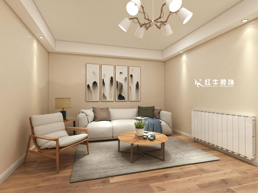 蔣琛_九條巷106㎡現(xiàn)代風“養(yǎng)老房”裝修，給設計做減法！04客廳+logo