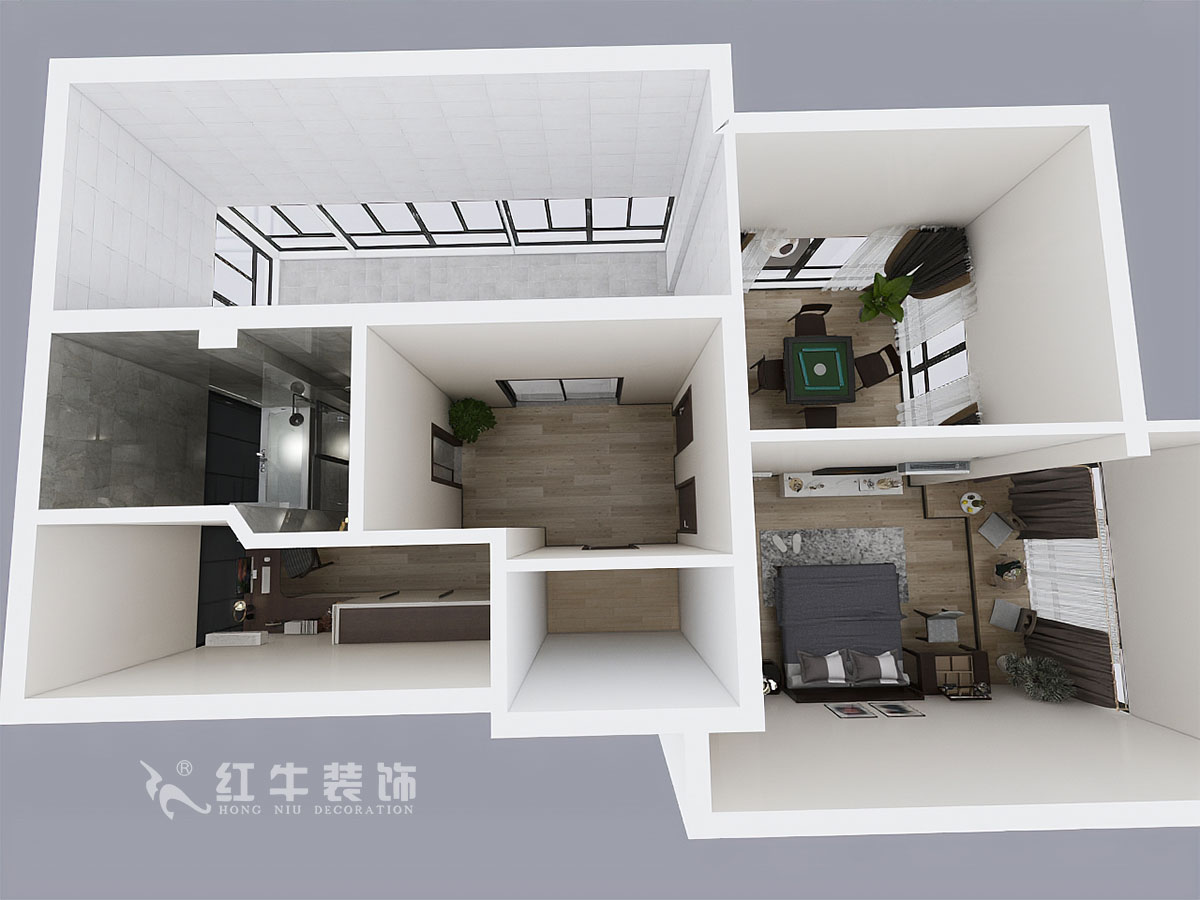 郭志成_墨香山莊25-1101-197㎡-輕奢簡(jiǎn)美風(fēng)格_5室3廳2衛(wèi)（老房裝修）_定制家￥260180_全包26萬(wàn)00_08鳥瞰圖2樓