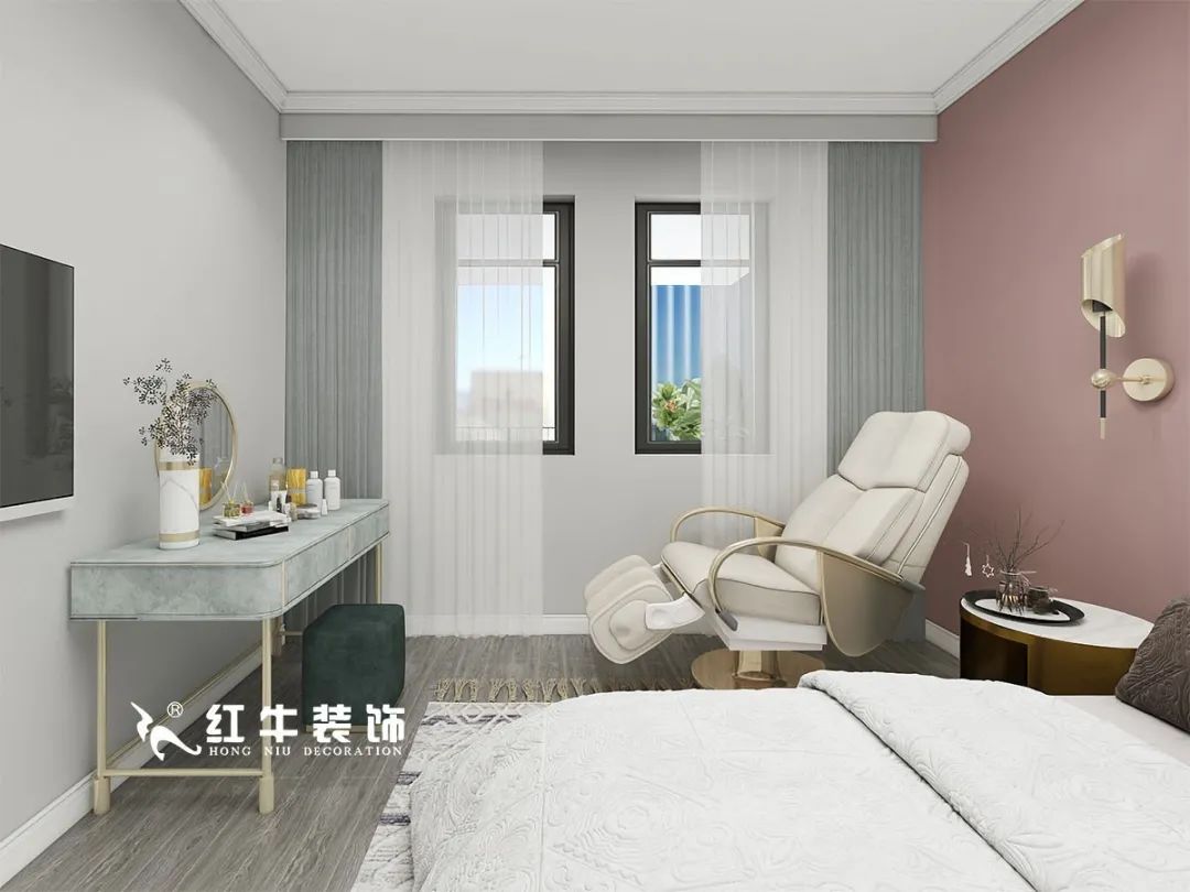 劉萍萍_仙龍灣山莊90㎡輕奢風(fēng)格｜加入一點(diǎn)金屬線條，這個(gè)家高級(jí)又溫柔！09