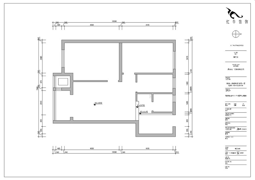 朱明琪_紫楊佳園24-3-910-87㎡-現(xiàn)代簡約風格_2室2廳1衛(wèi)（新房裝修）_成品家￥120000_全包10萬00_01原始結構圖