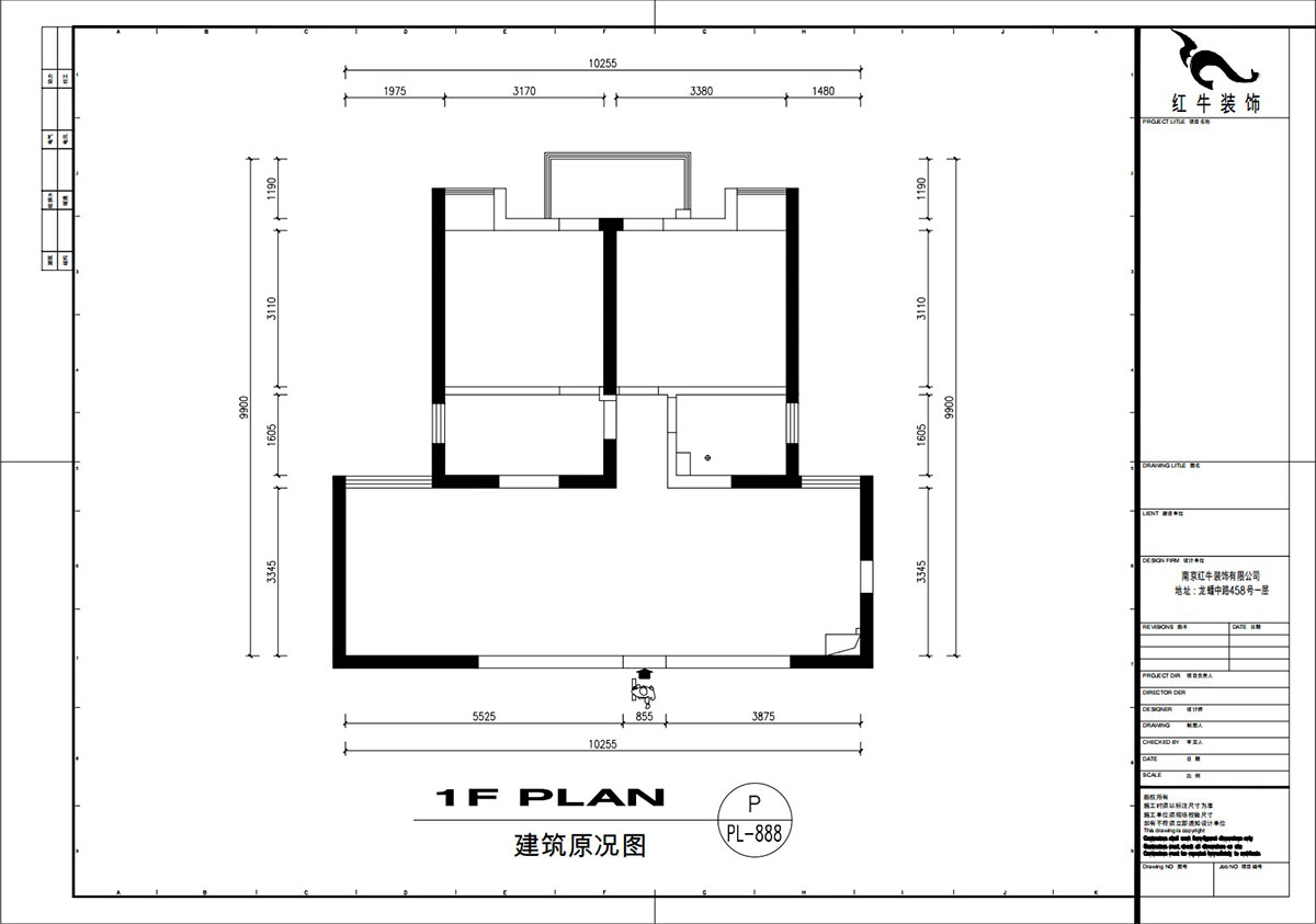 劉萍萍｜潤(rùn)花園2-2-202-94㎡-現(xiàn)代簡(jiǎn)約風(fēng)格｜2室2廳1衛(wèi)｜老房裝修｜定制家｜全包13萬｜00_01建筑原況圖