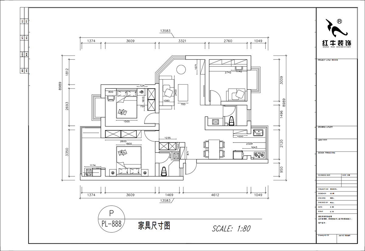 顧娟｜春天家園11-37-402-90㎡-現(xiàn)代簡約風格｜3室2廳2衛(wèi)｜舊房裝修｜定制家｜全包12萬｜00_03家具尺寸圖