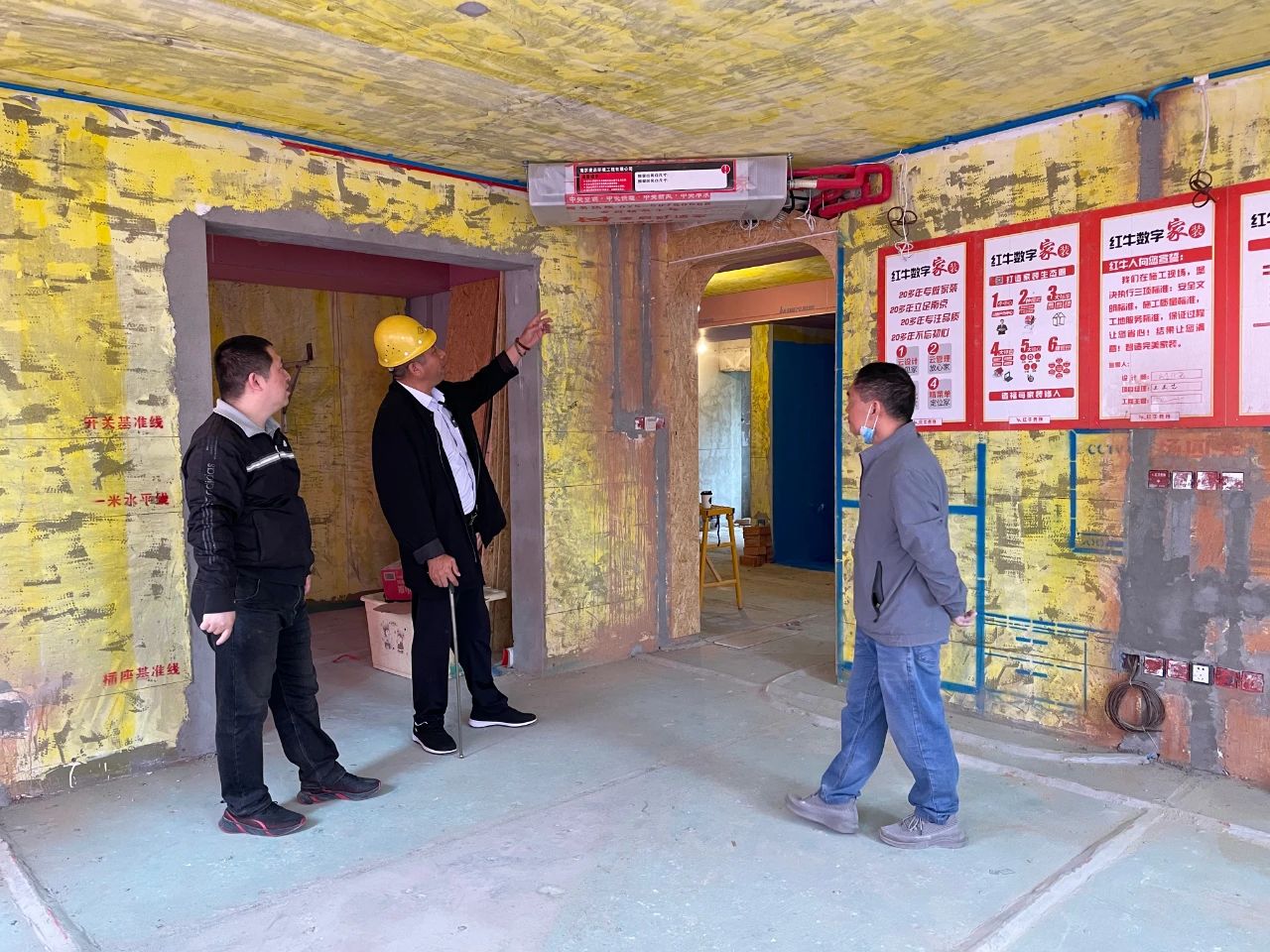 工程總監(jiān)帶隊突擊巡檢，精益求精